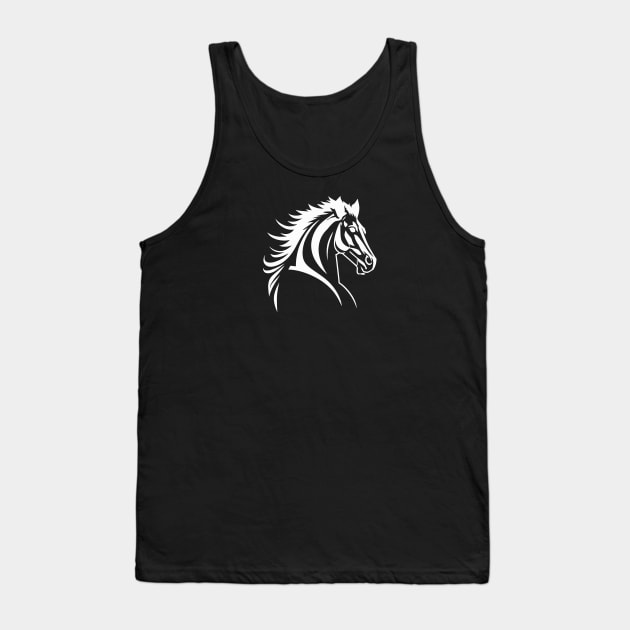 Horse head Tank Top by The D Family